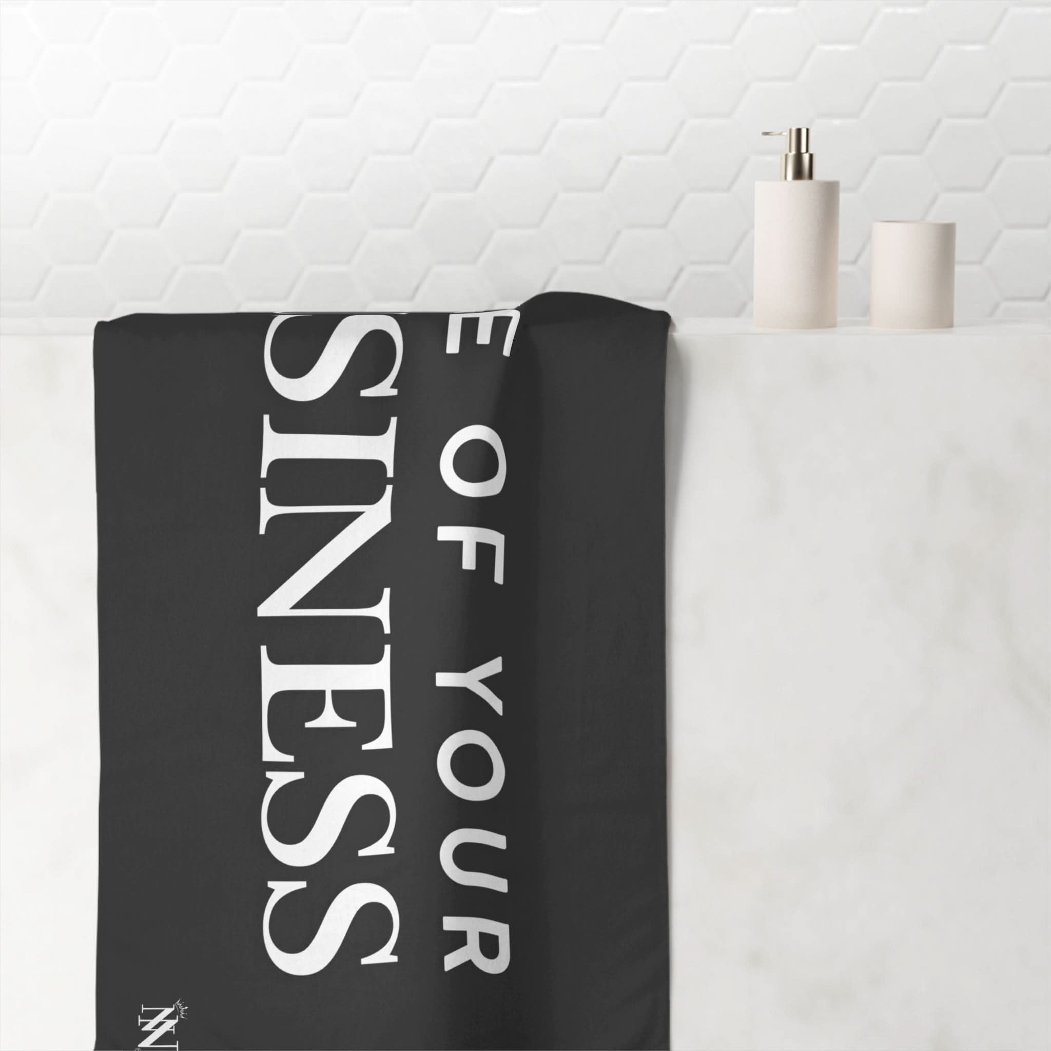 None of Your Business | Mix & Match Naughty XL Fun-Flirty Lovers’ Towels