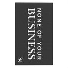 None of Your Business | Mix & Match Soft Fun-Flirty Lovers’ Towels