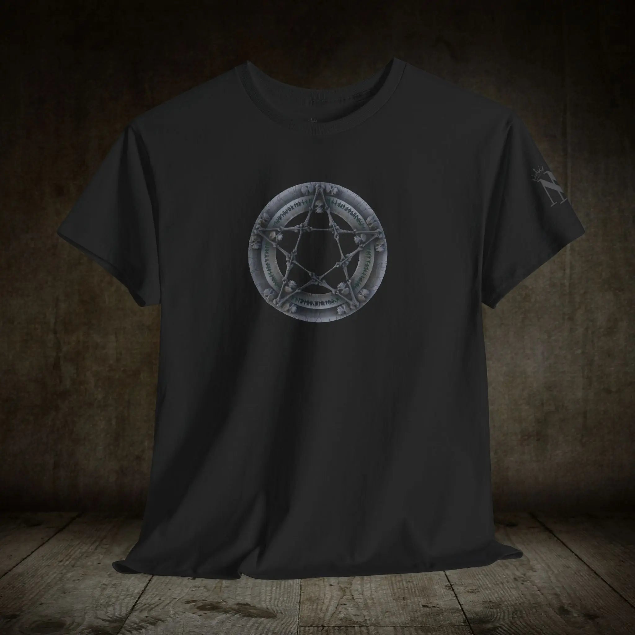 Nordic Skull Pentagram | Mix & Match 100% Cotton Unisex Fun-Flirty Lovers’ Tees