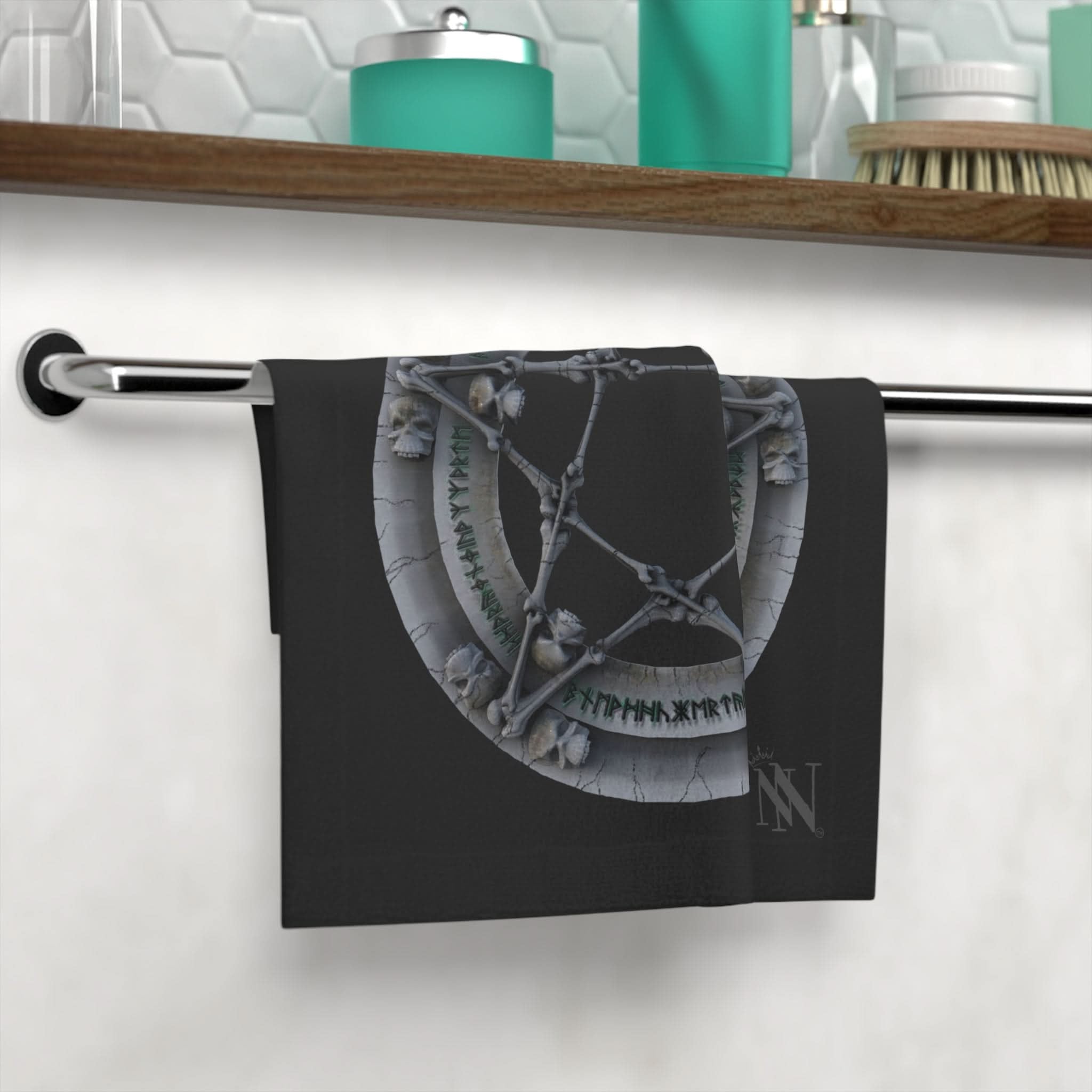 Nordic Skull Pentagram | Mix & Match Lils’ Fun-Flirty Lovers’ Towels
