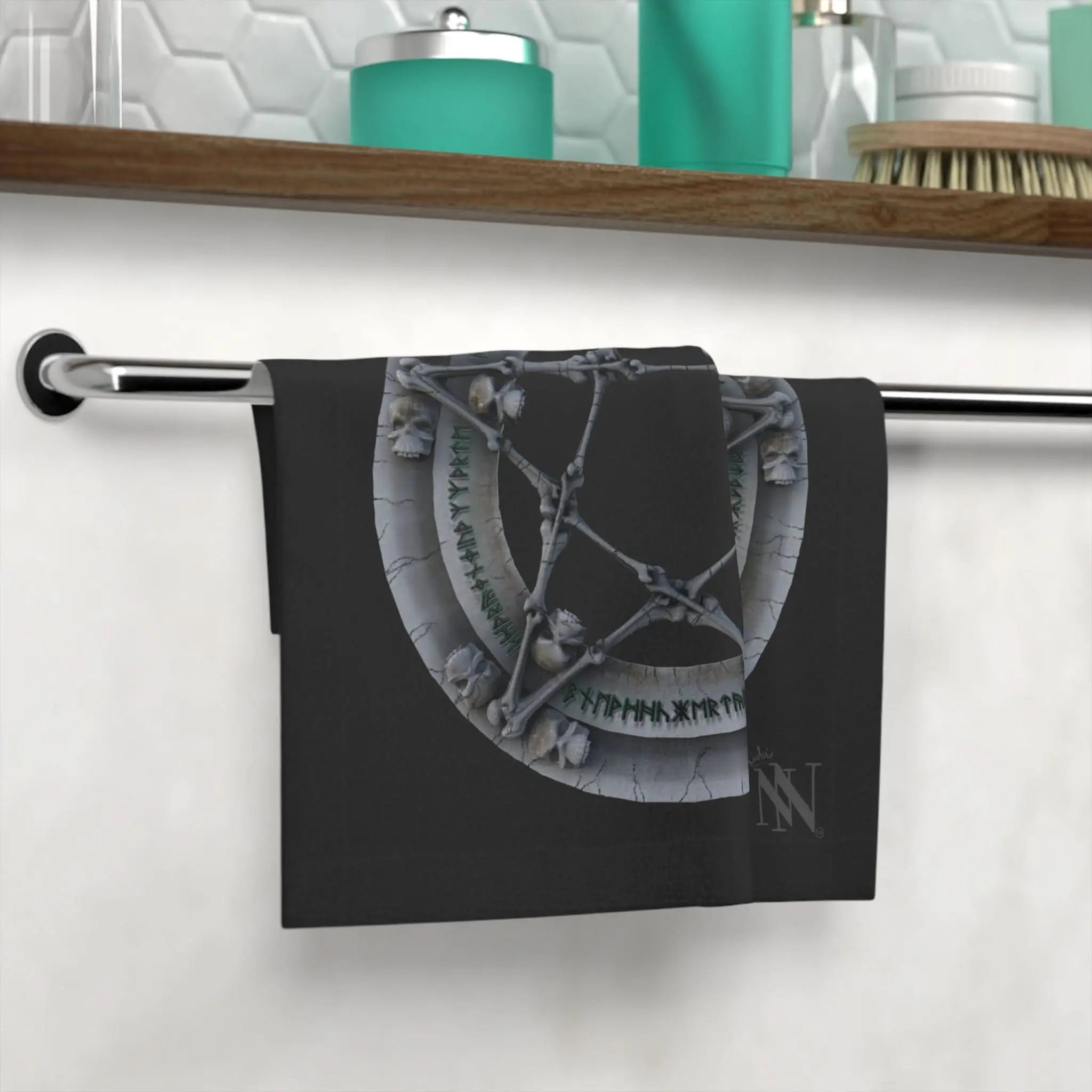 Nordic Skull Pentagram | Mix & Match Lils’ Fun-Flirty Lovers’ Towels