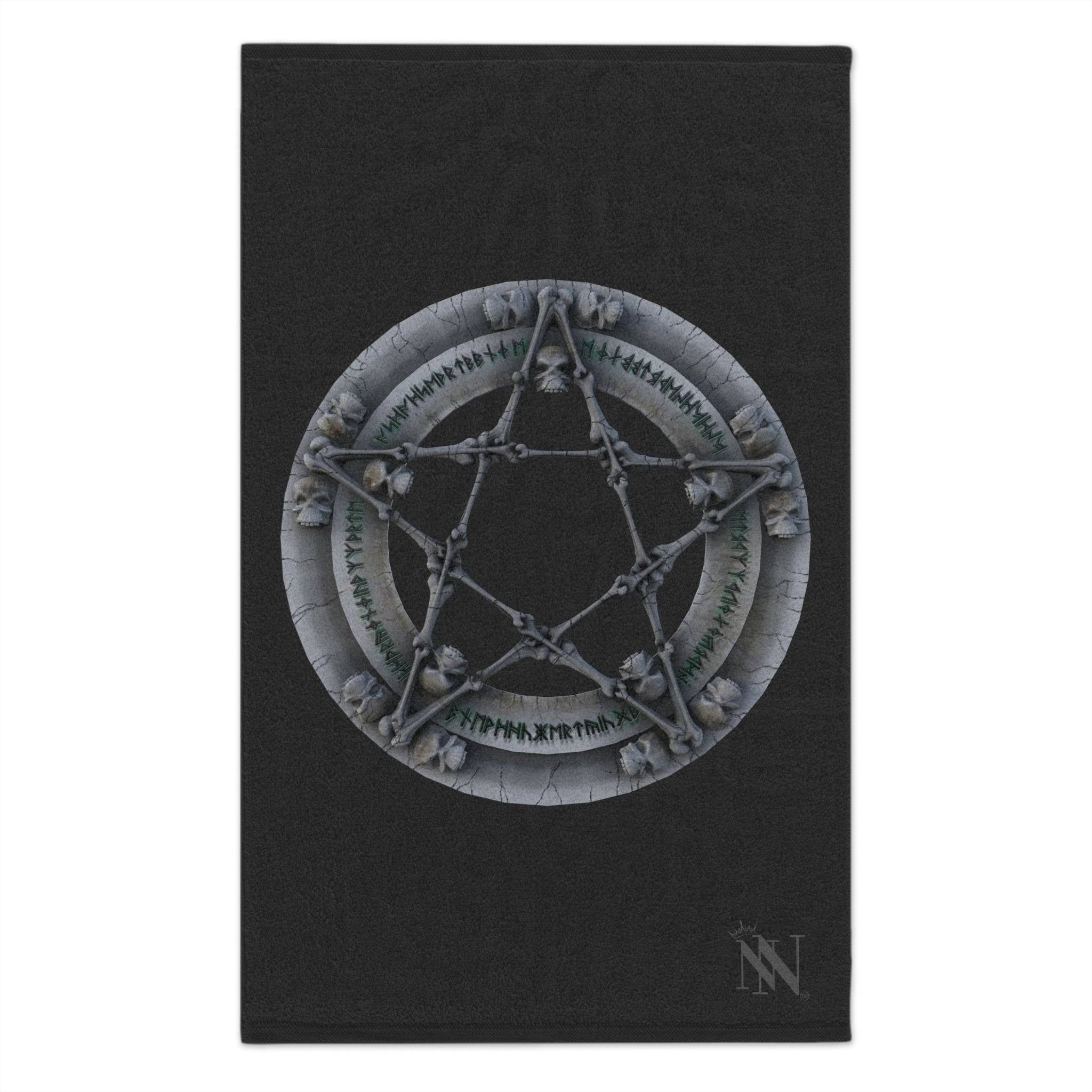 Nordic Skull Pentagram | Mix & Match Soft Fun-Flirty Lovers’ Towels