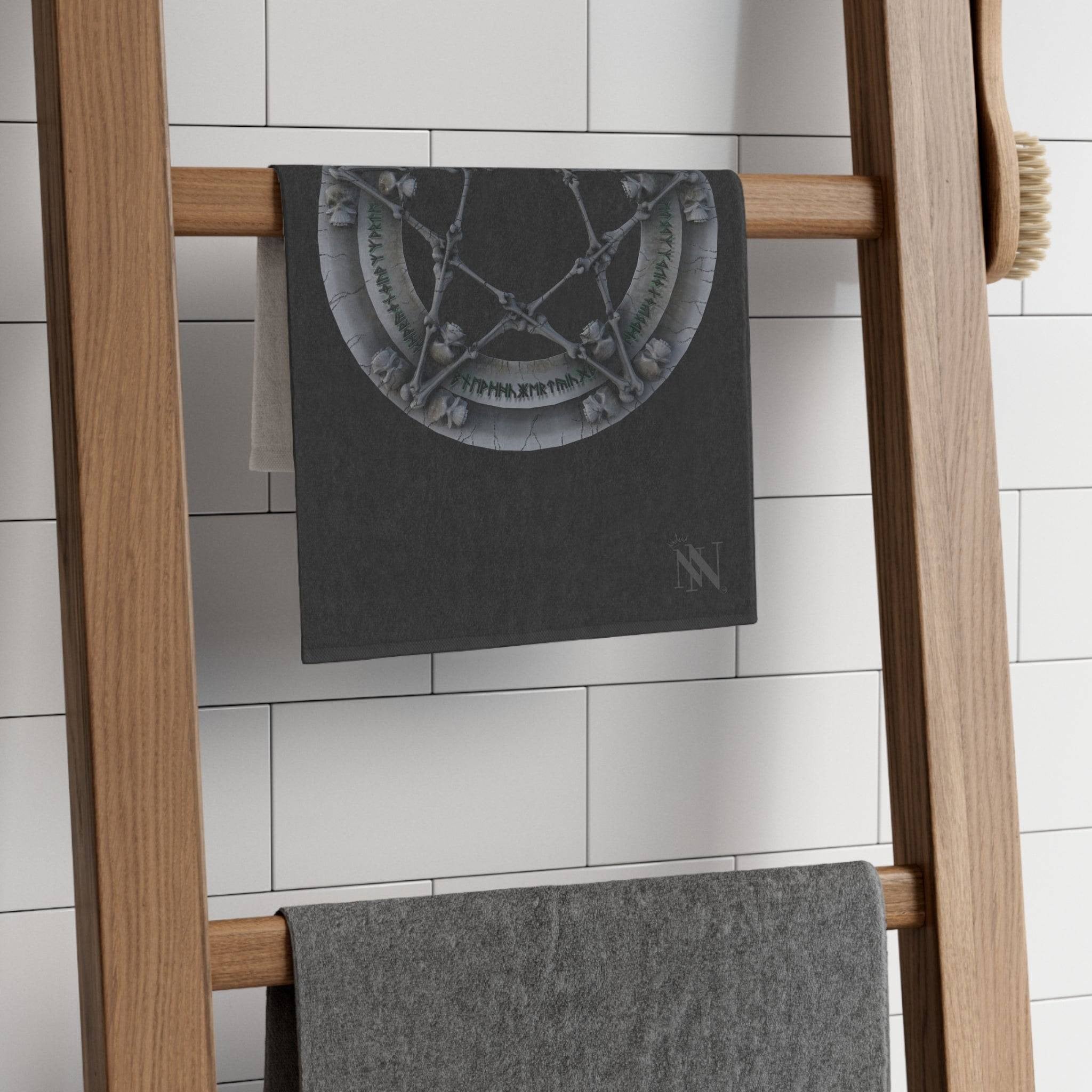 Nordic Skull Pentagram | Mix & Match Soft Fun-Flirty Lovers’ Towels
