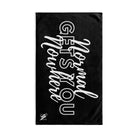 Normal Gets You Nowhere Black | Mix & Match Original Fun-Flirty Lovers’ Towels