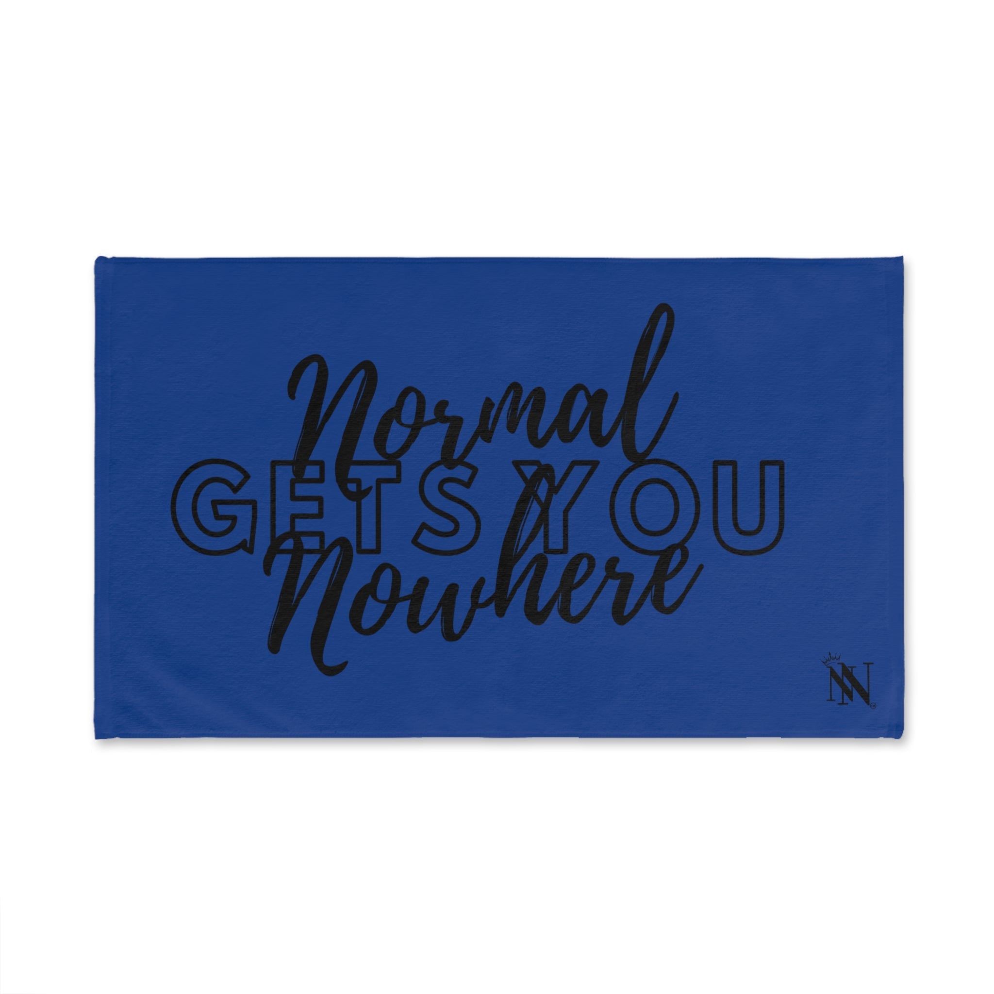 Normal Gets You Nowhere Blue | Mix & Match Original Fun-Flirty Lovers’ Towels