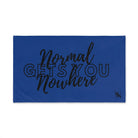 Normal Gets You Nowhere Blue | Mix & Match Original Fun-Flirty Lovers’ Towels