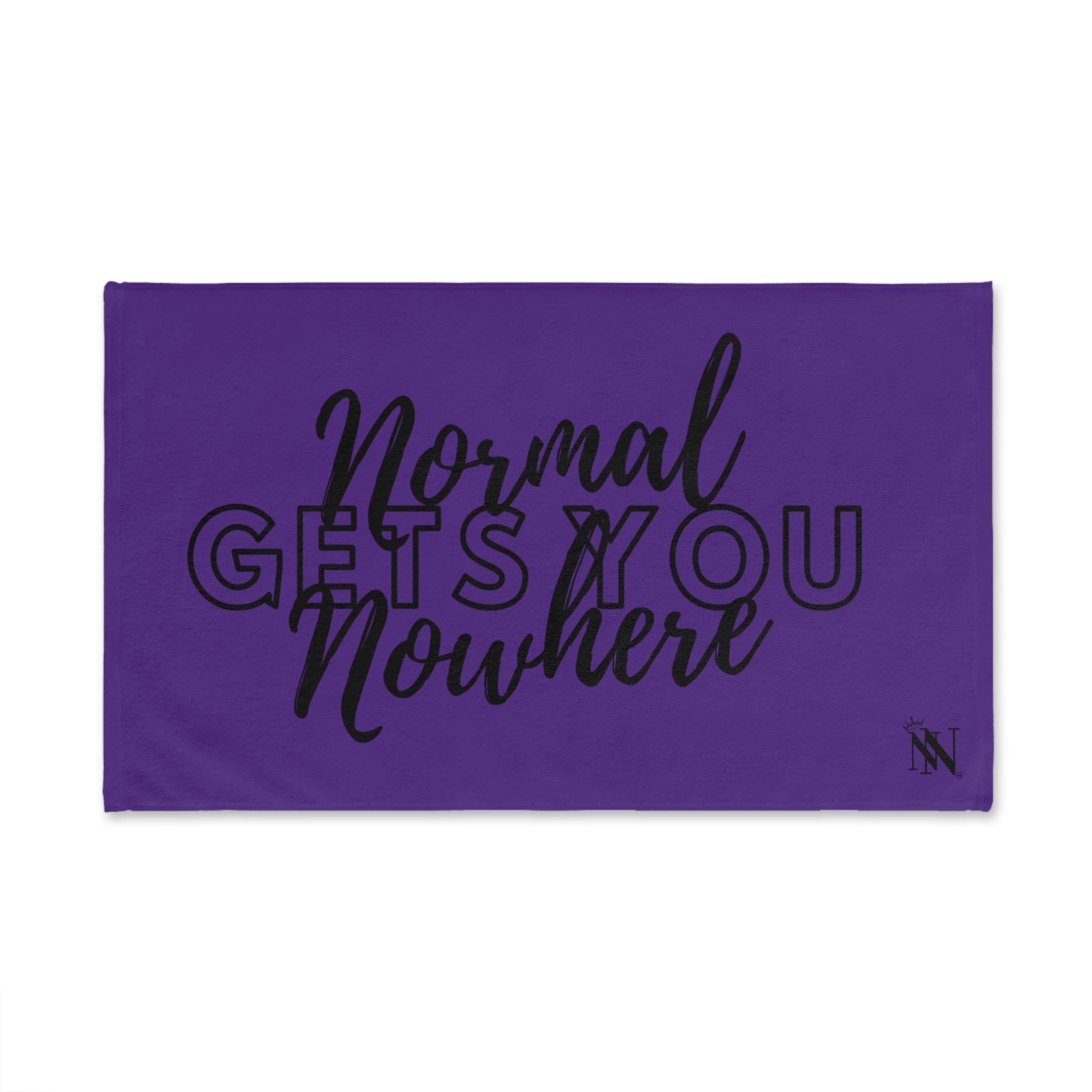 Normal Gets You Nowhere Purple | Mix & Match Original Fun-Flirty Lovers’ Towels