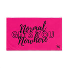 Normal Gets You Nowhere Signature Pink | Mix & Match Original Fun-Flirty Lovers’ Towels