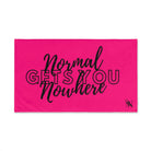 Normal Gets You Nowhere Signature Pink | Mix & Match Original Fun-Flirty Lovers’ Towels