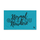 Normal Gets You Nowhere Teal | Mix & Match Original Fun-Flirty Lovers’ Towels