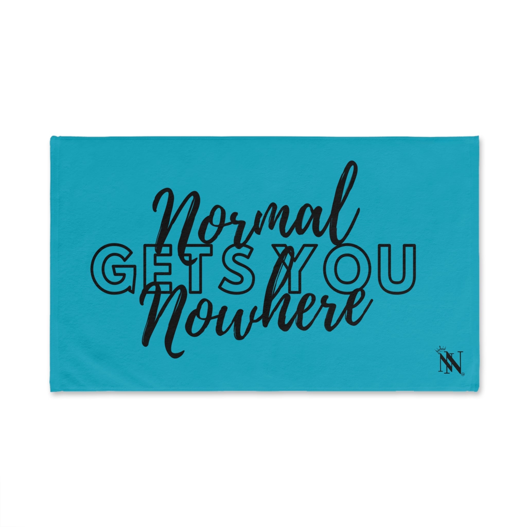 Normal Gets You Nowhere Teal | Mix & Match Original Fun-Flirty Lovers’ Towels