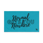 Normal Gets You Nowhere Teal | Mix & Match Original Fun-Flirty Lovers’ Towels