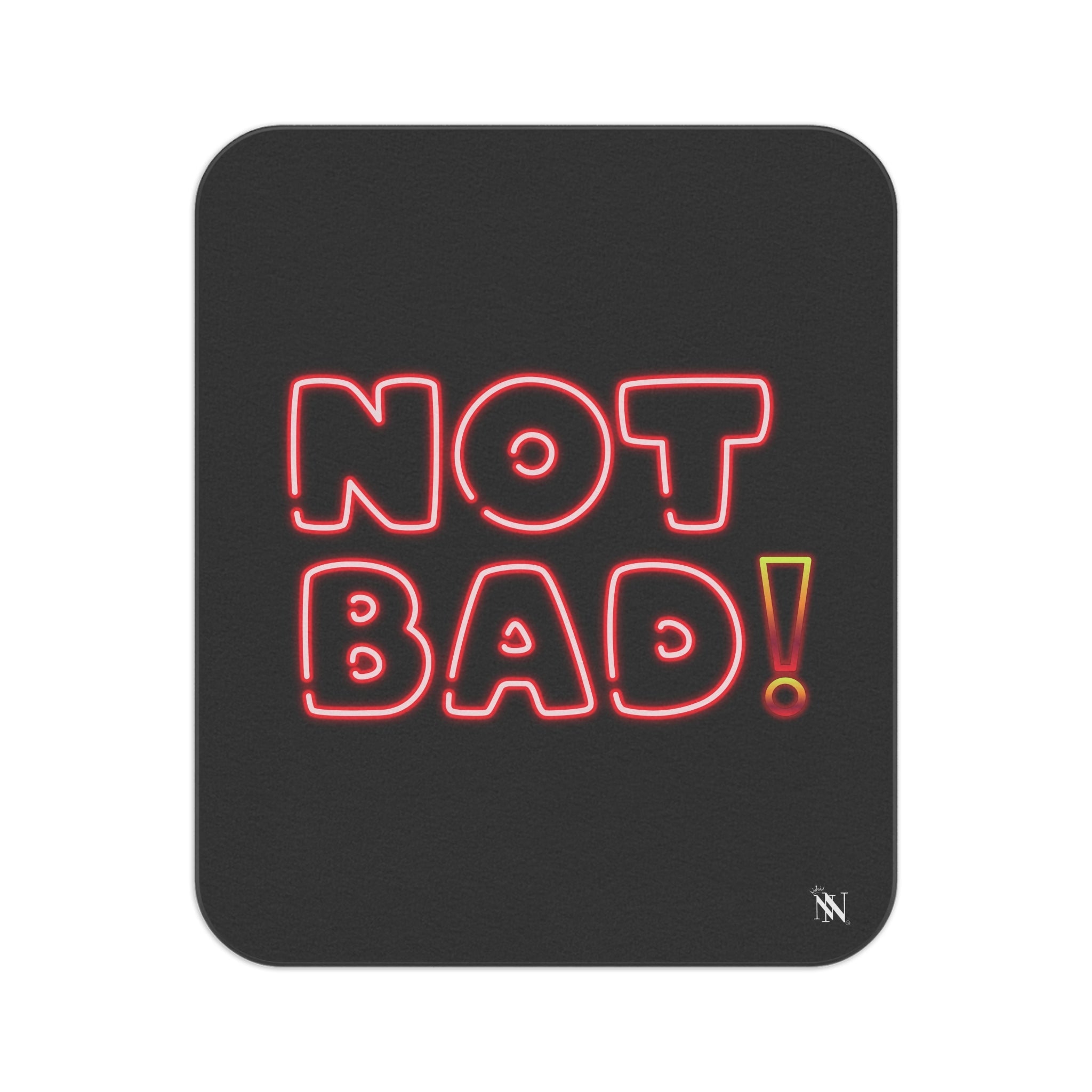 Not Bad! | Mix Match Fun-Flirty Lovers’ Water-Resistant Blankets