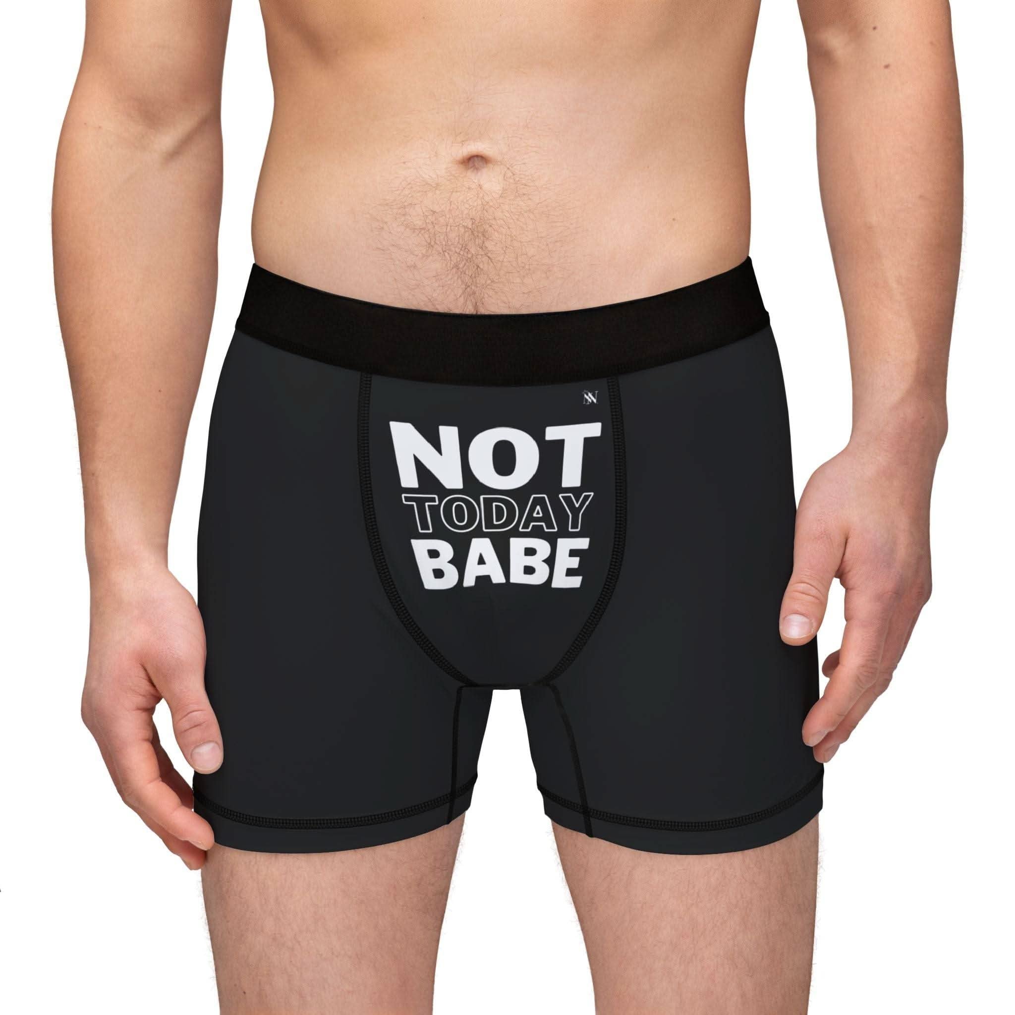 Not Today Babe | Mix & Match Fun-Flirty Lovers’ Boxer Briefs