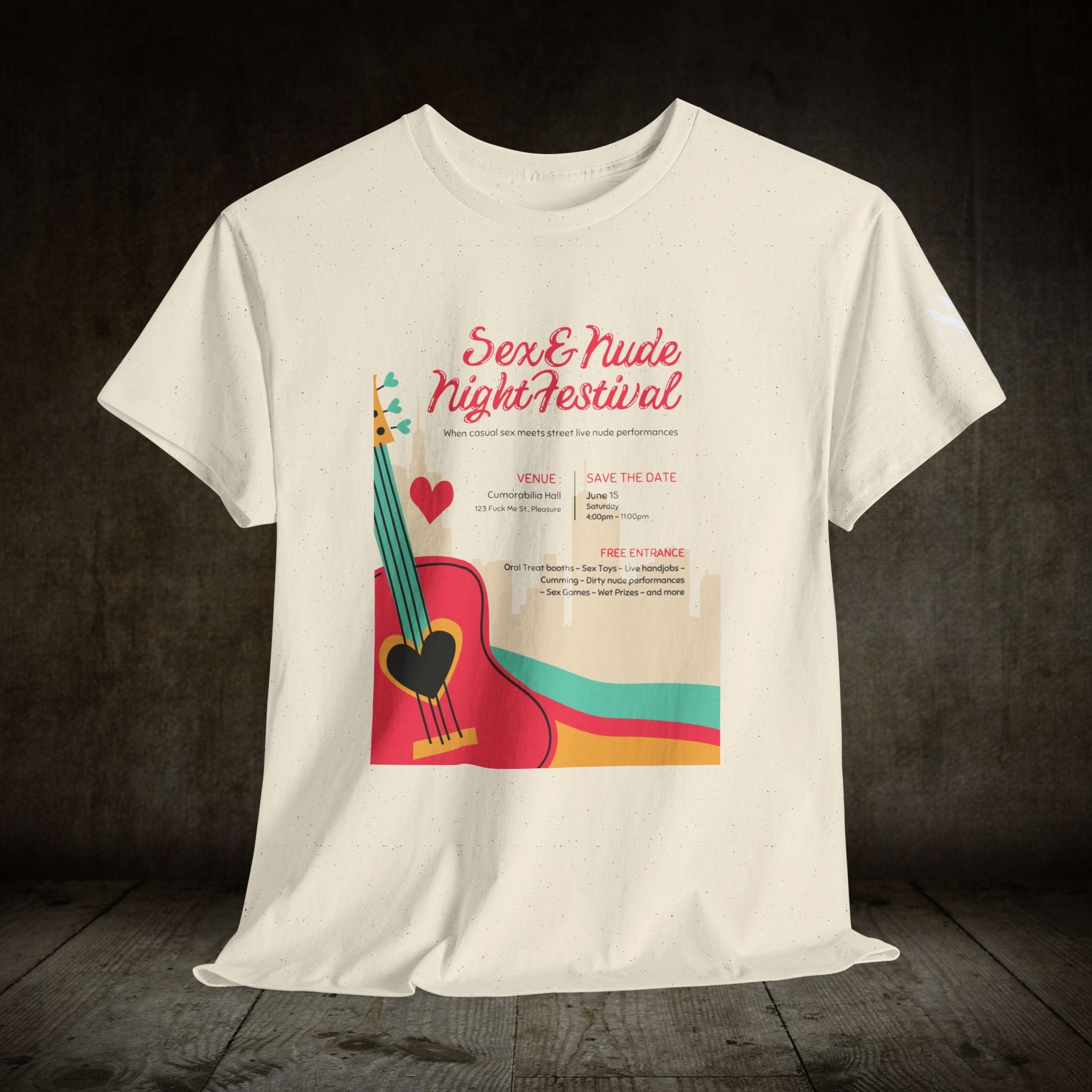 Nude Festival | Mix & Match 100% Cotton Unisex Fun-Flirty Lovers’ Tees