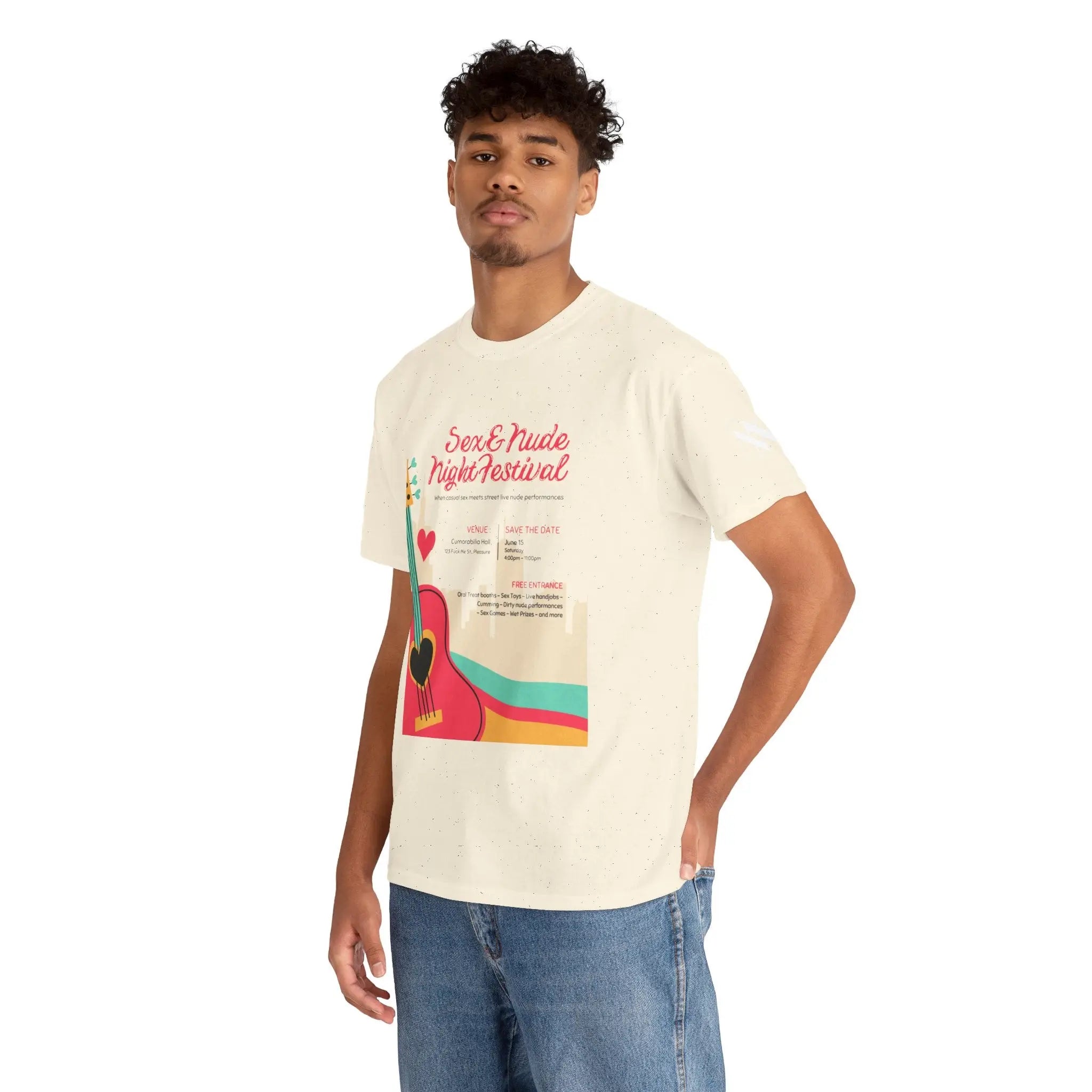 Nude Festival | Mix & Match 100% Cotton Unisex Fun-Flirty Lovers’ Tees