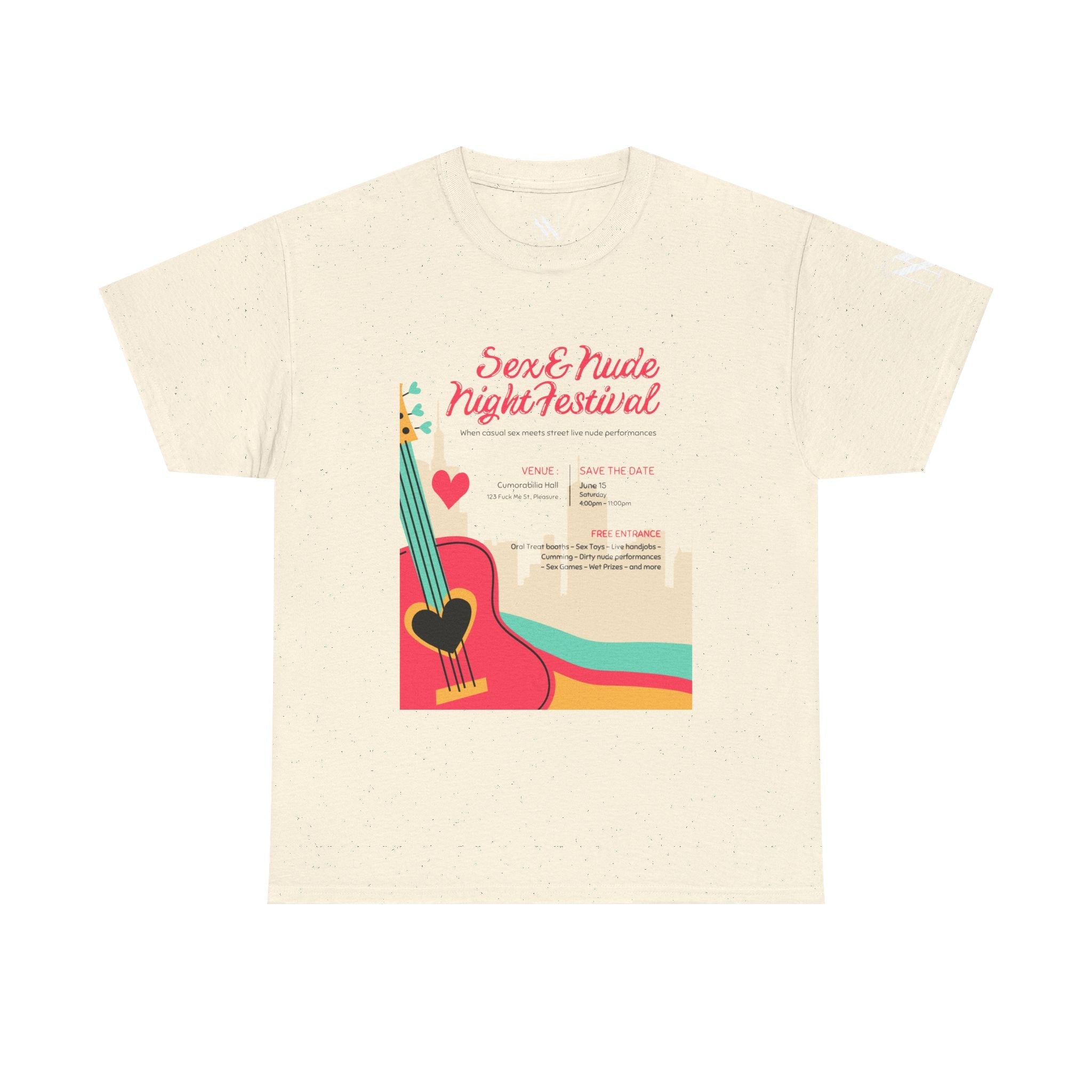 Nude Festival | Mix & Match 100% Cotton Unisex Fun-Flirty Lovers’ Tees