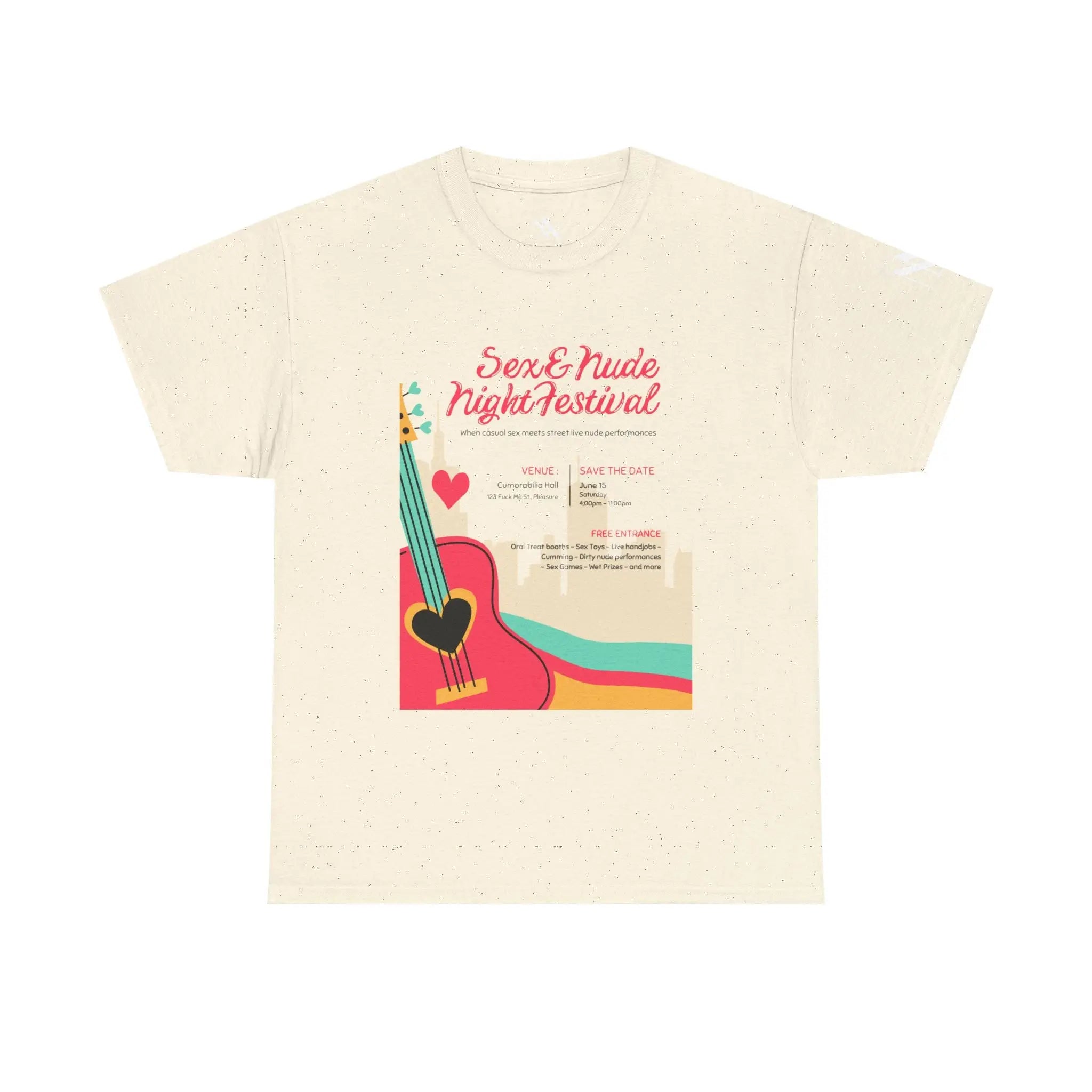 Nude Festival | Mix & Match 100% Cotton Unisex Fun-Flirty Lovers’ Tees