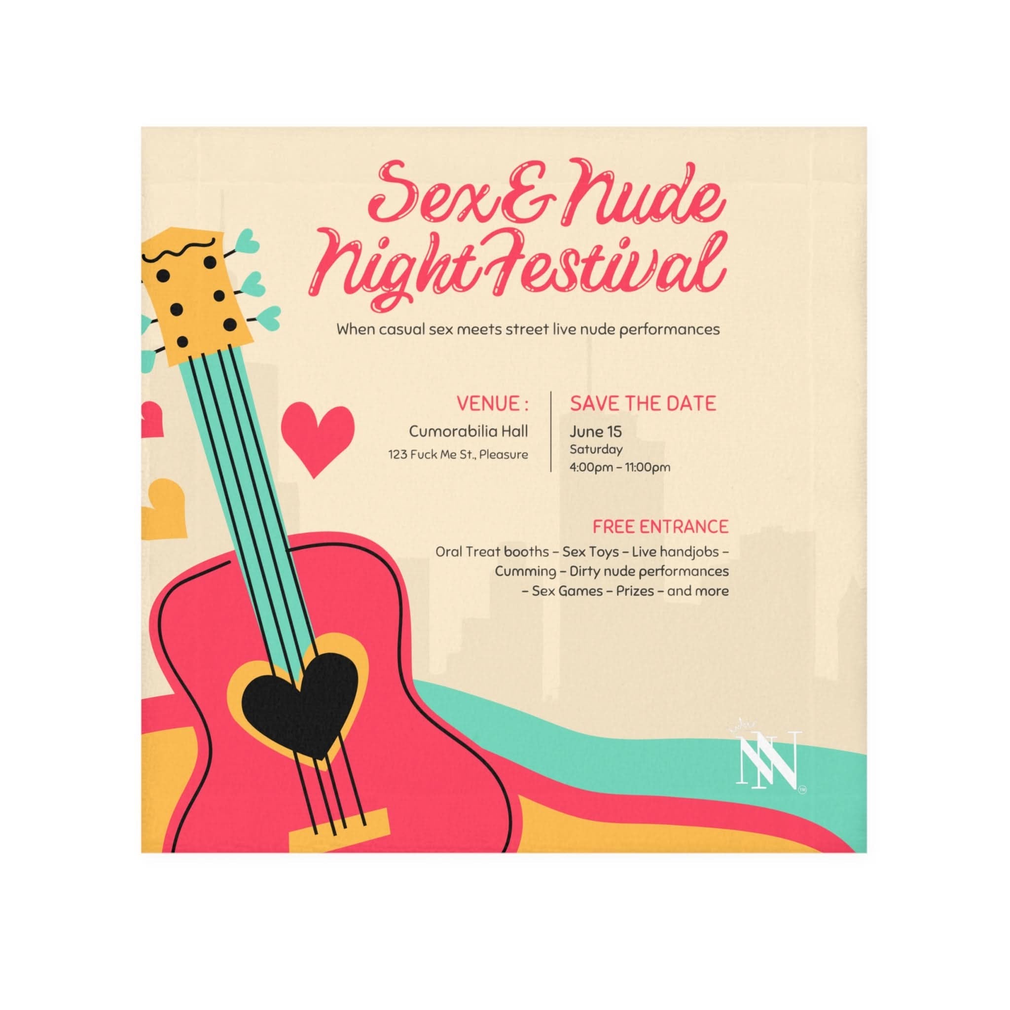 Nude Festival | Mix & Match Lils’ Fun-Flirty Lovers’ Towels