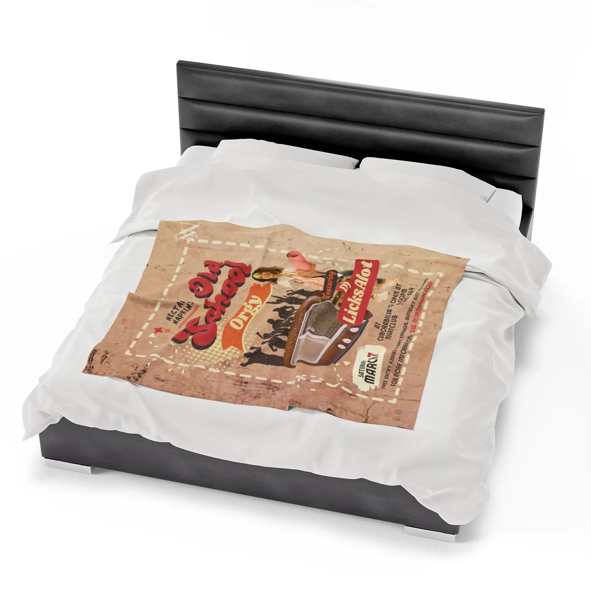 Old School Orgy | Mix & Match Fun-Flirty Lovers’ Blankets