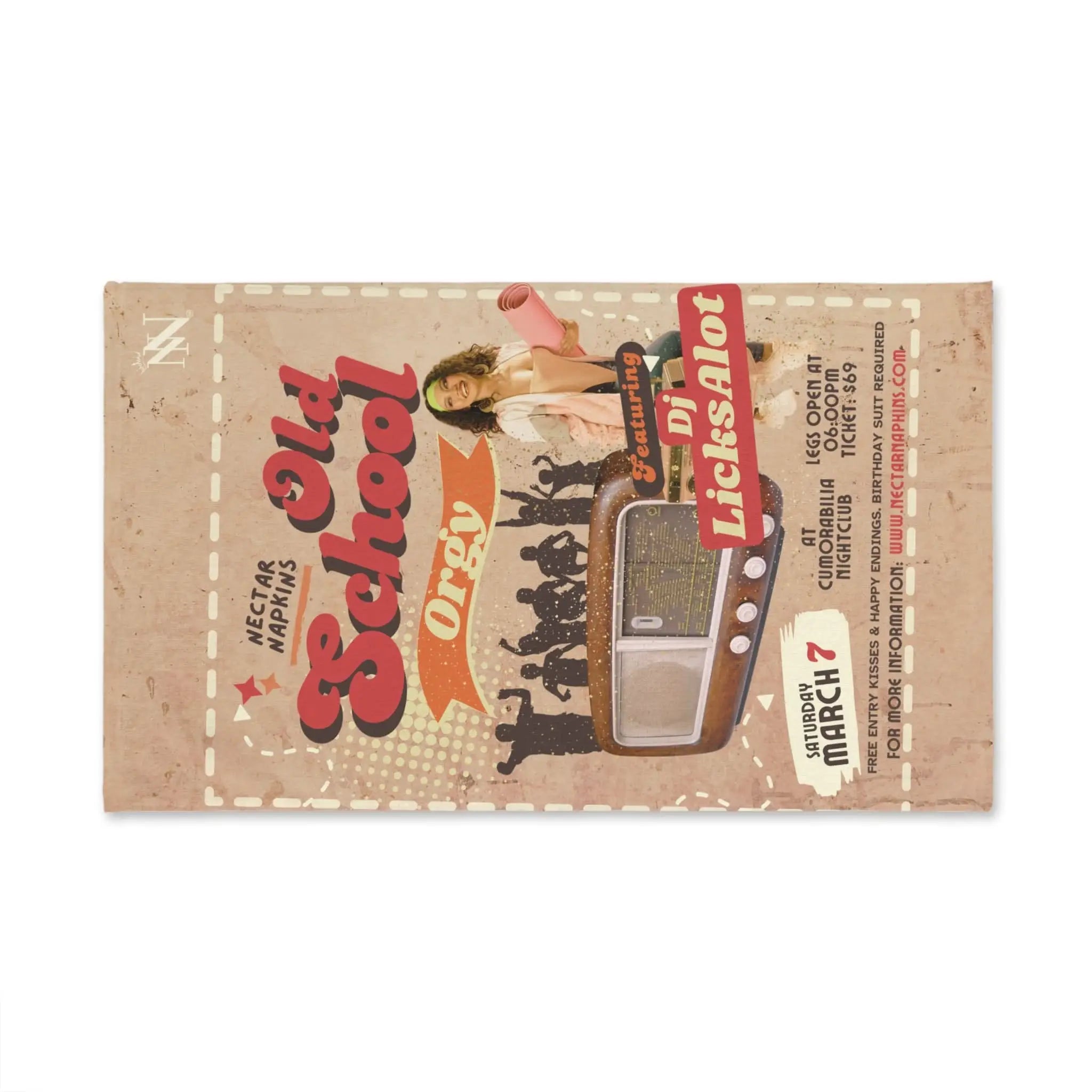 Old School Orgy | Mix & Match Original Fun-Flirty Lovers’ Towels