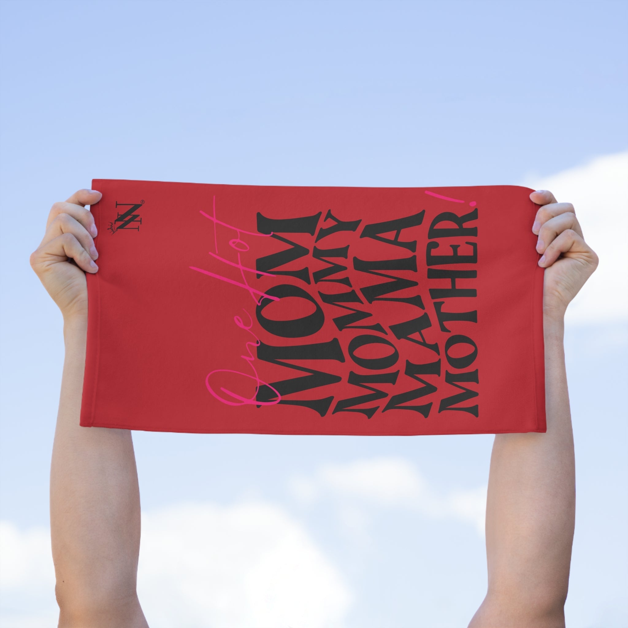 One Hot Mother! Red | Mix & Match Soft Fun-Flirty Lovers’ Towels