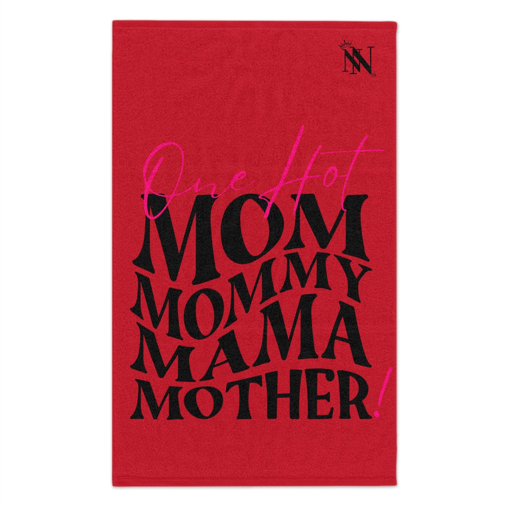 One Hot Mother! Red | Mix & Match Soft Fun-Flirty Lovers’ Towels