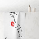 One More Time? Kiss | Mix & Match Naughty XL Fun-Flirty Lovers’ Towels