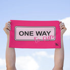 One Way to Cum Pink Mix & Match Soft Sex Towels | Flirty Lovers’ Gifts