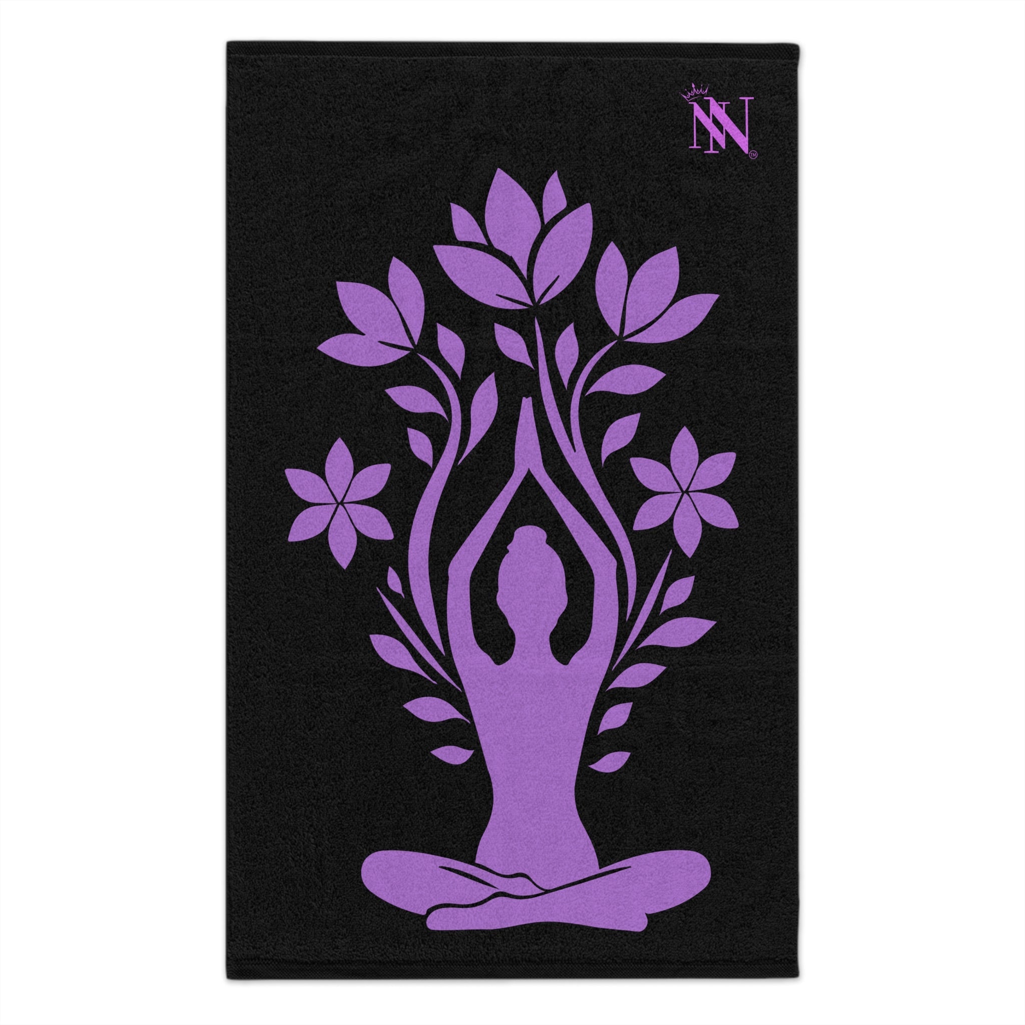 One With Nature Black | Mix & Match Soft Fun-Flirty Lovers’ Towels