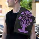 One With Nature Black | Mix & Match Soft Fun-Flirty Lovers’ Towels