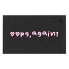 Oops Again? Dark Grey | Mix & Match Soft Fun-Flirty Lovers’ Towels