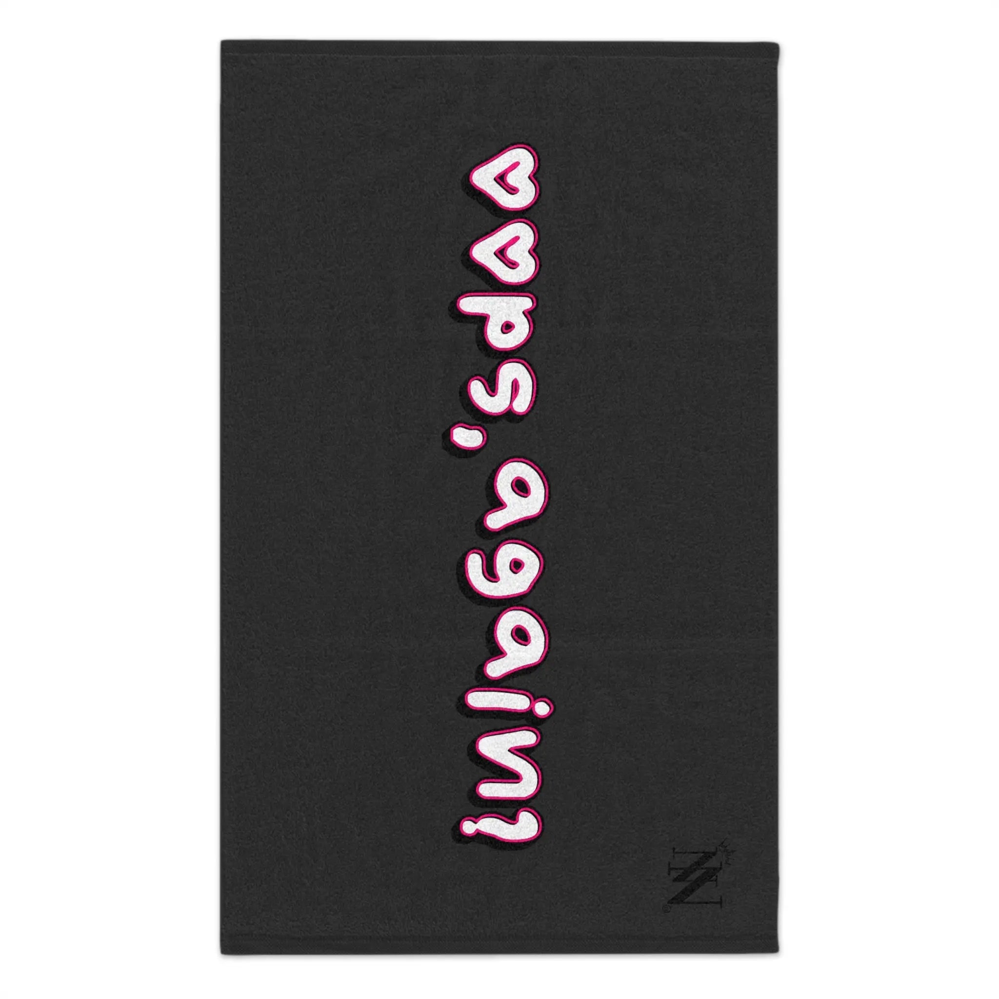 Oops Again? Dark Grey | Mix & Match Soft Fun-Flirty Lovers’ Towels