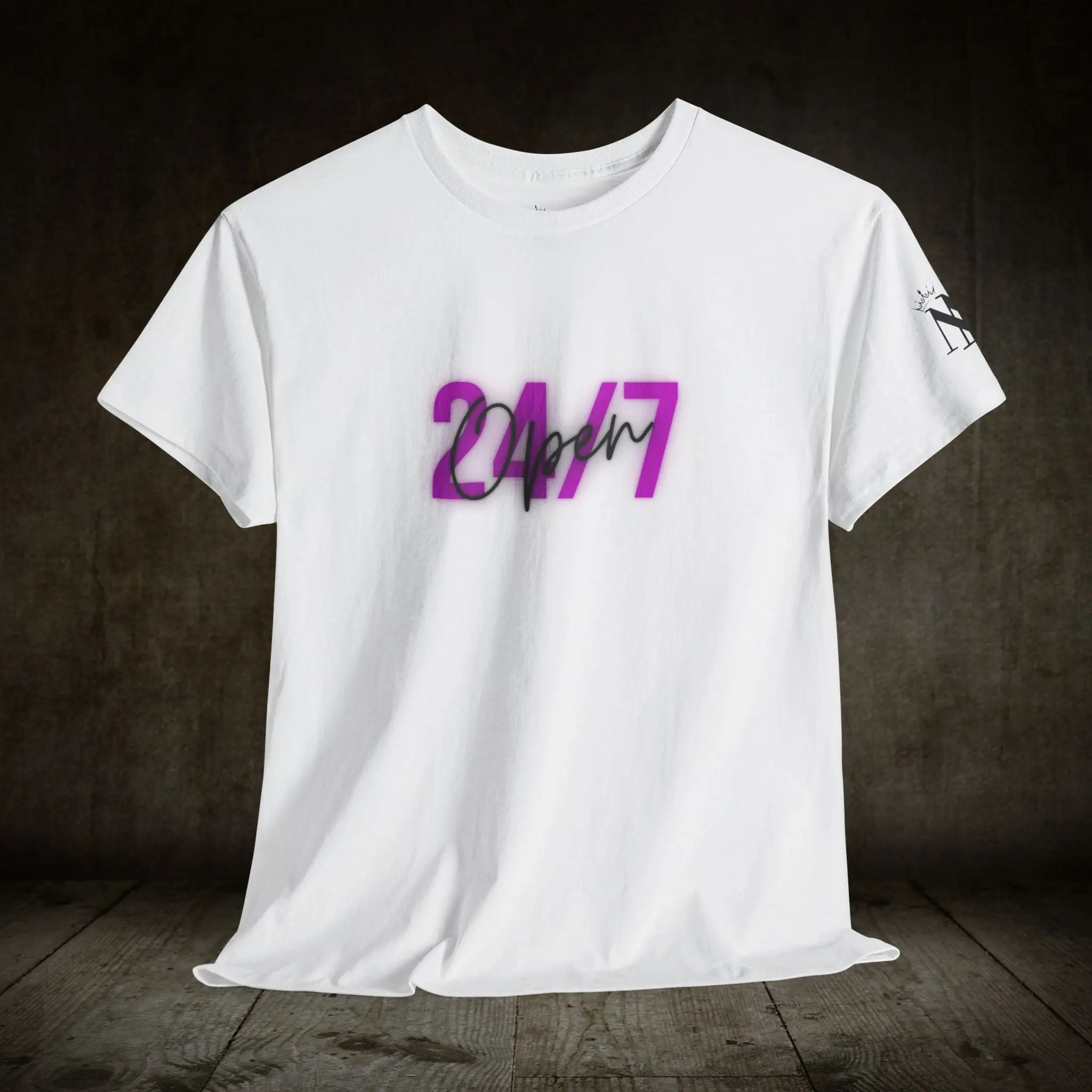 Open 24/7 | Mix & Match 100% Cotton Unisex Fun-Flirty Lovers’ Tees