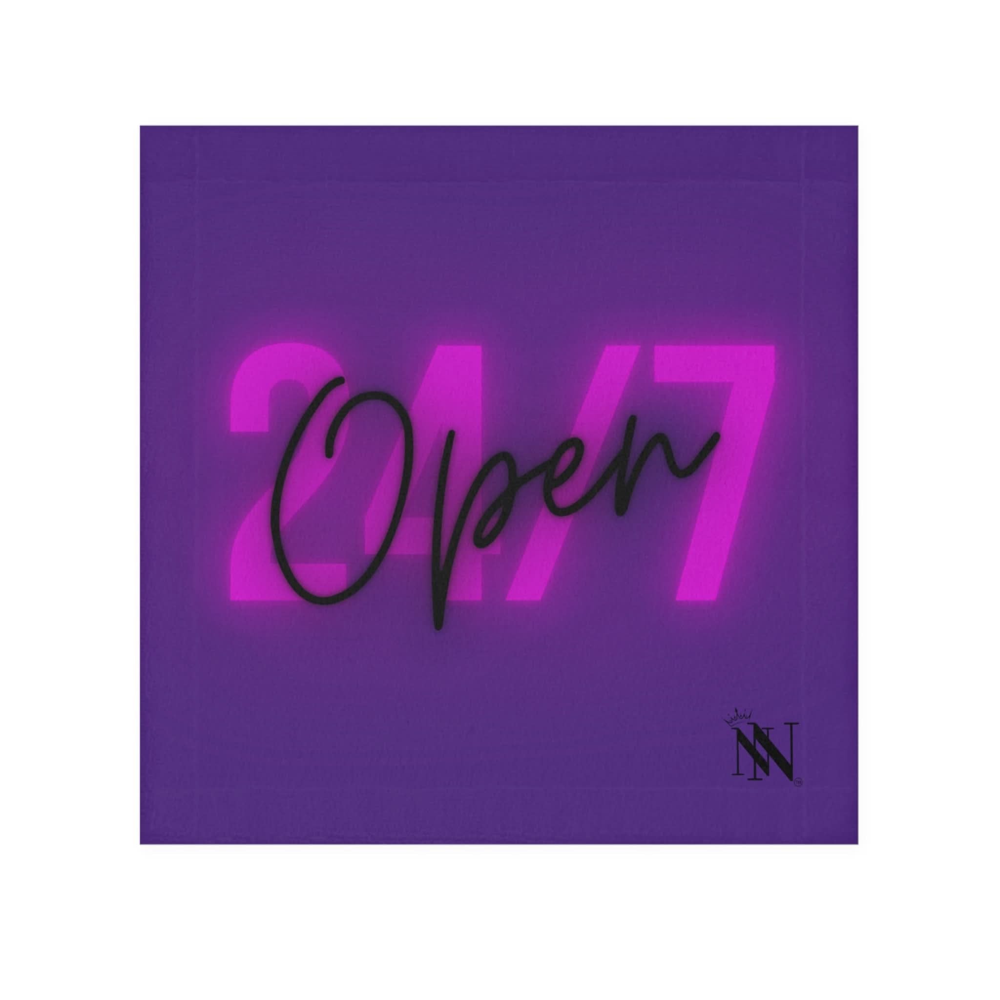 Open 24/7 Purple | Mix & Match Lils’ Fun-Flirty Lovers’ Towels