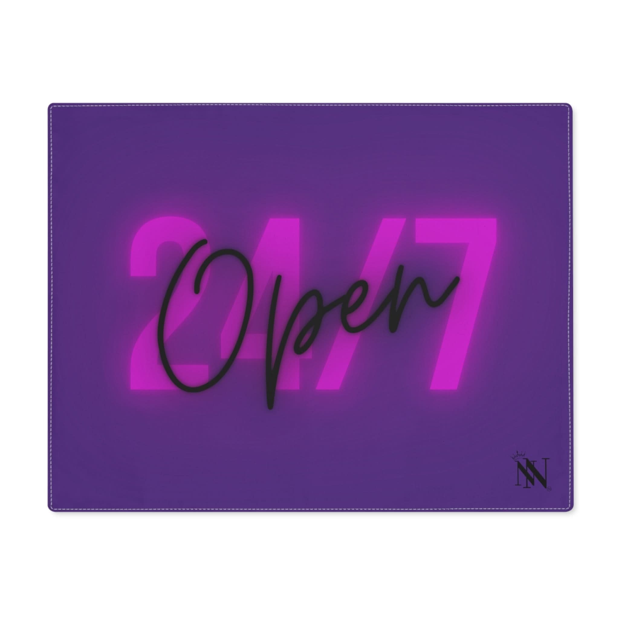 Open 24 Hours Purple | Mix & Match Playful Fun-Flirty Lovers’ Toy Mats