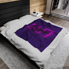 Open 24 Hours Purple | Mix & Match Soft Fun-Flirty Lovers’ Blankets
