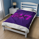 Open 24 Hours Purple | Mix & Match Soft Fun-Flirty Lovers’ Blankets