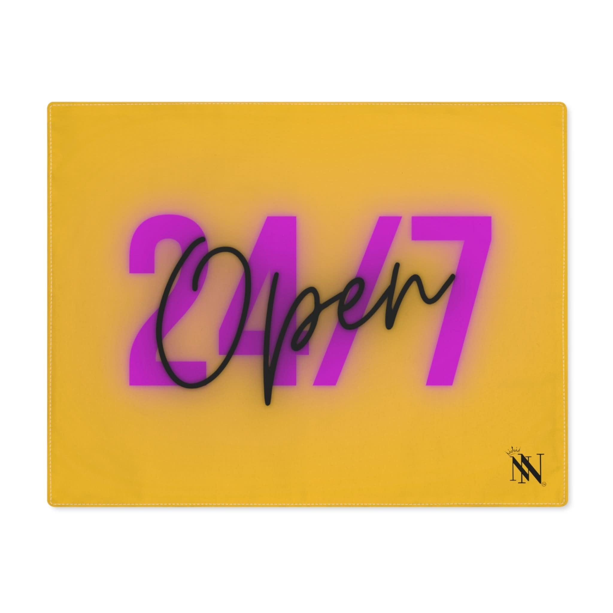 Open 24 Hours Yellow | Mix & Match Playful Fun-Flirty Lovers’ Toy Mats