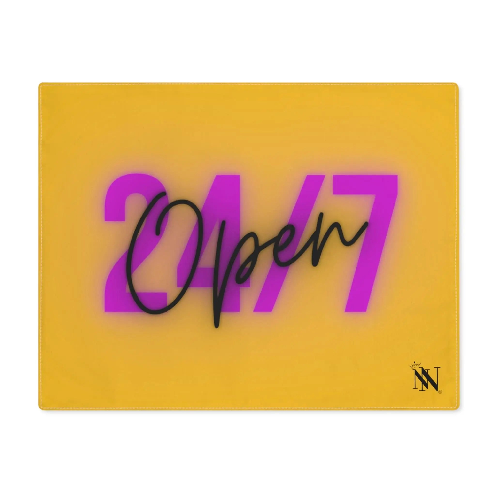 Open 24 Hours Yellow | Mix & Match Playful Fun-Flirty Lovers’ Toy Mats