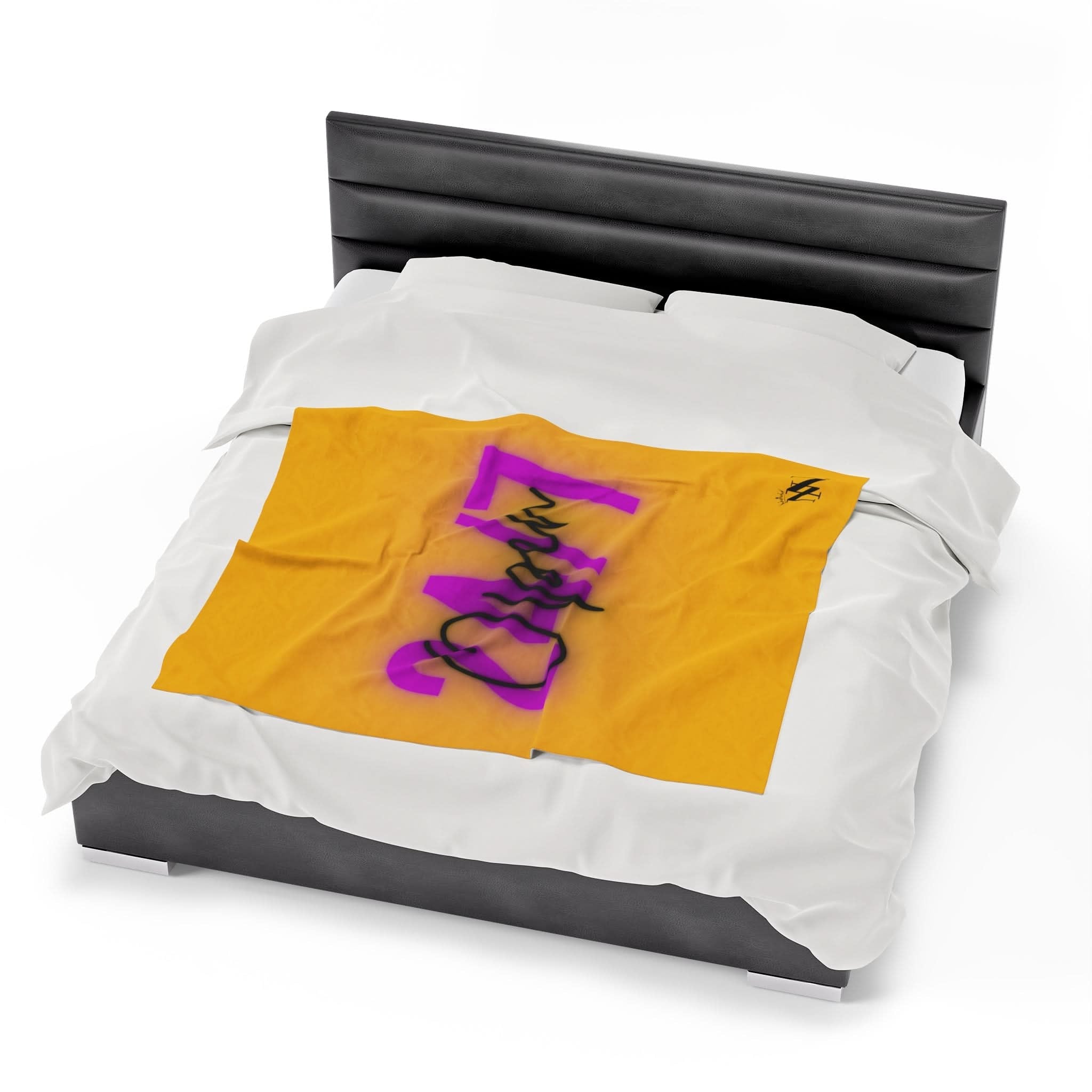 Open 24 Hours Yellow | Mix & Match Soft Fun-Flirty Lovers’ Blankets