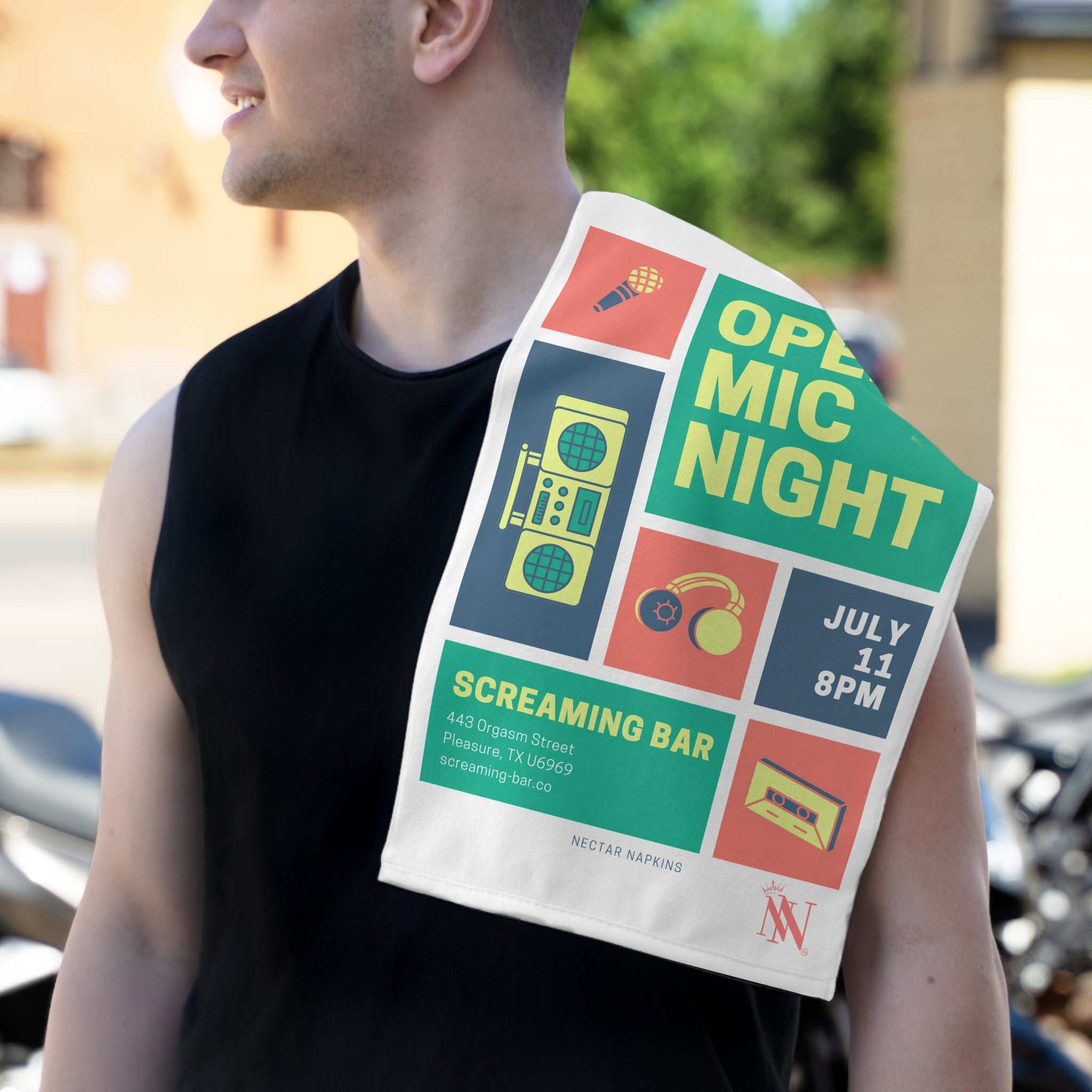 Open Mic Night | Mix & Match Soft Fun-Flirty Lovers’ Towels