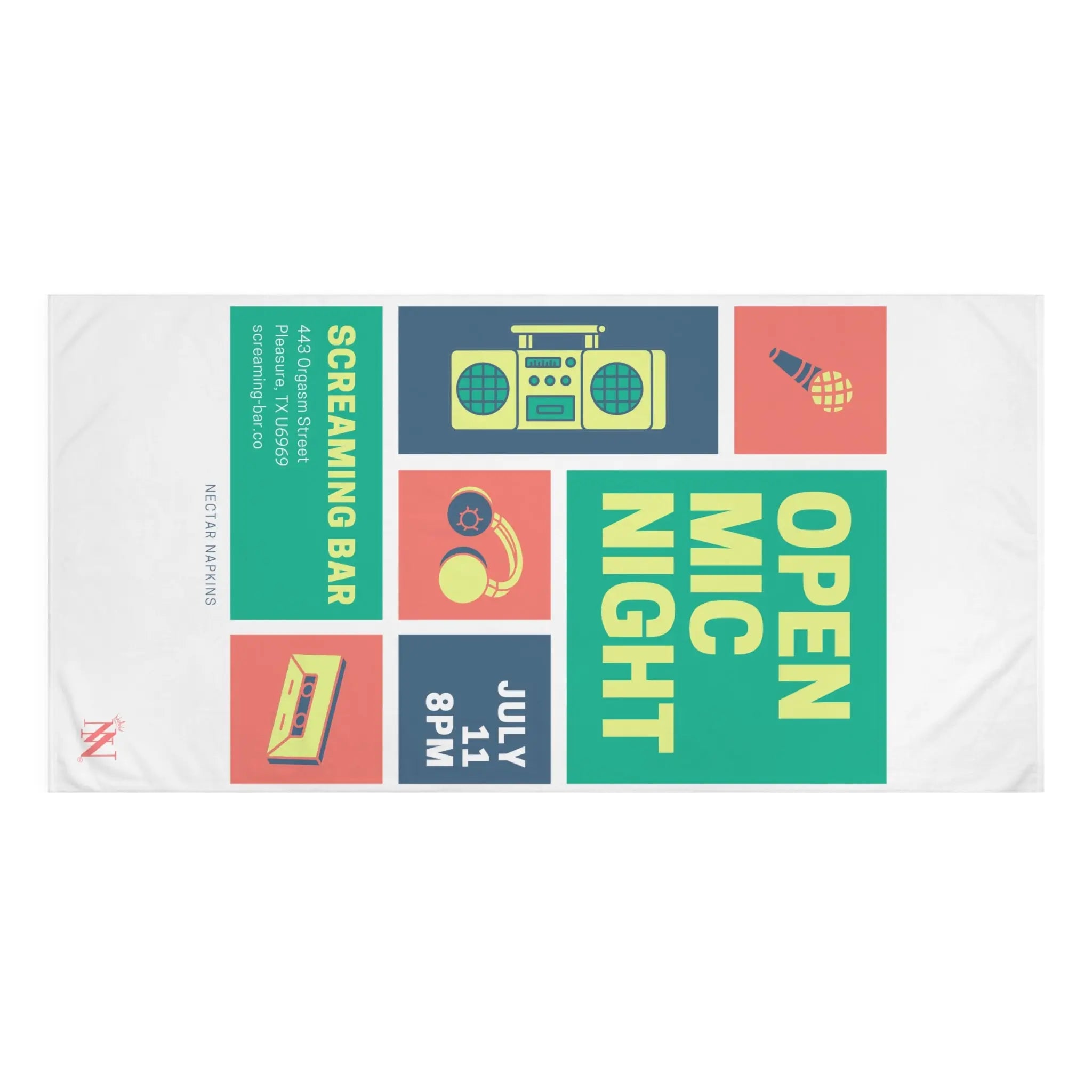 Open Mic Night | Mix & Match XL Fun-Flirty Lovers’ Towels