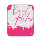 Oral Rules | Mix Match Fun-Flirty Lovers’ Water-Resistant Blankets