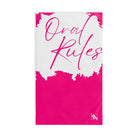 Oral Rules | Mix & Match Original Fun-Flirty Lovers’ Towels