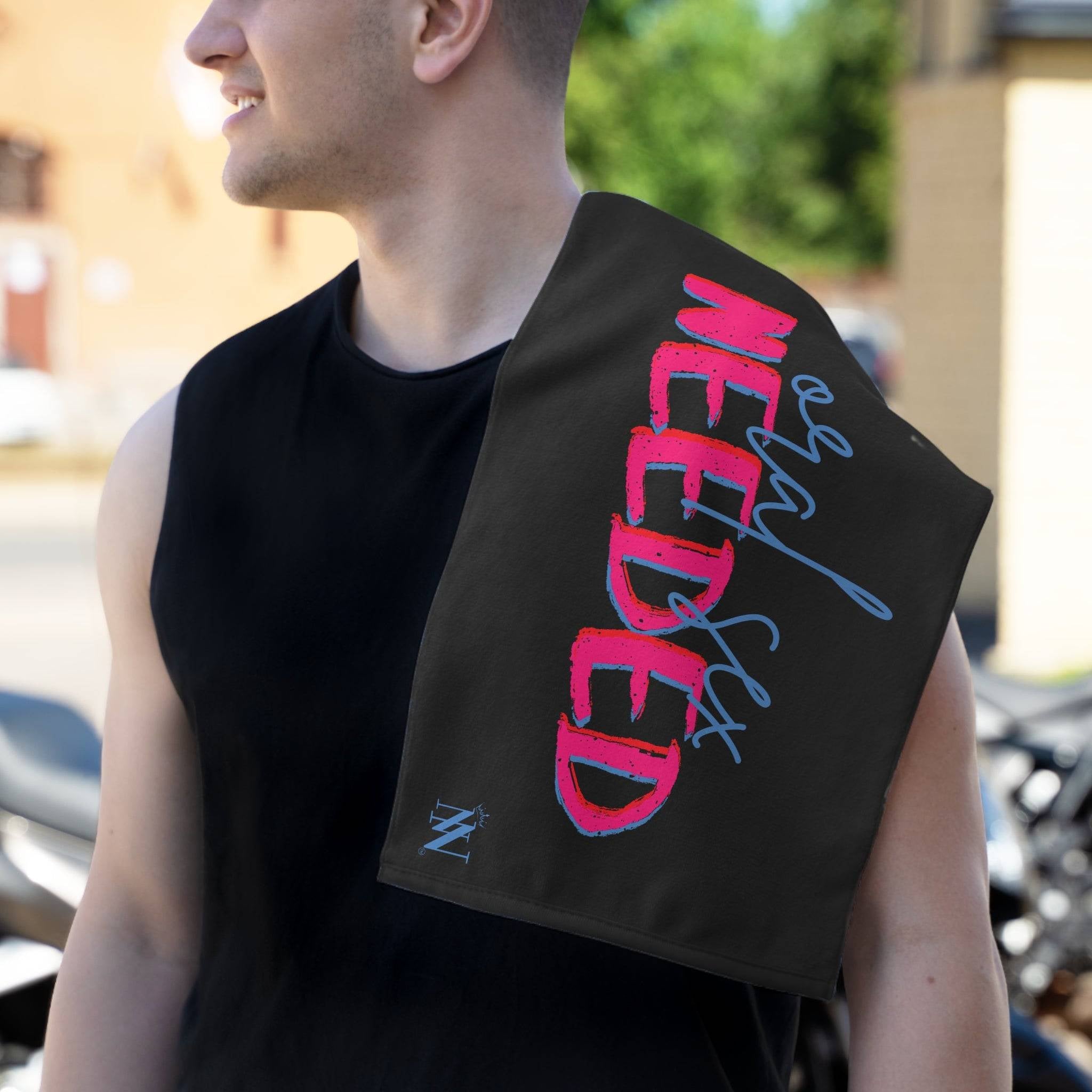 Oral Sex Needed Black | Mix & Match Soft Sex Towels | Flirty Lovers’ Gifts