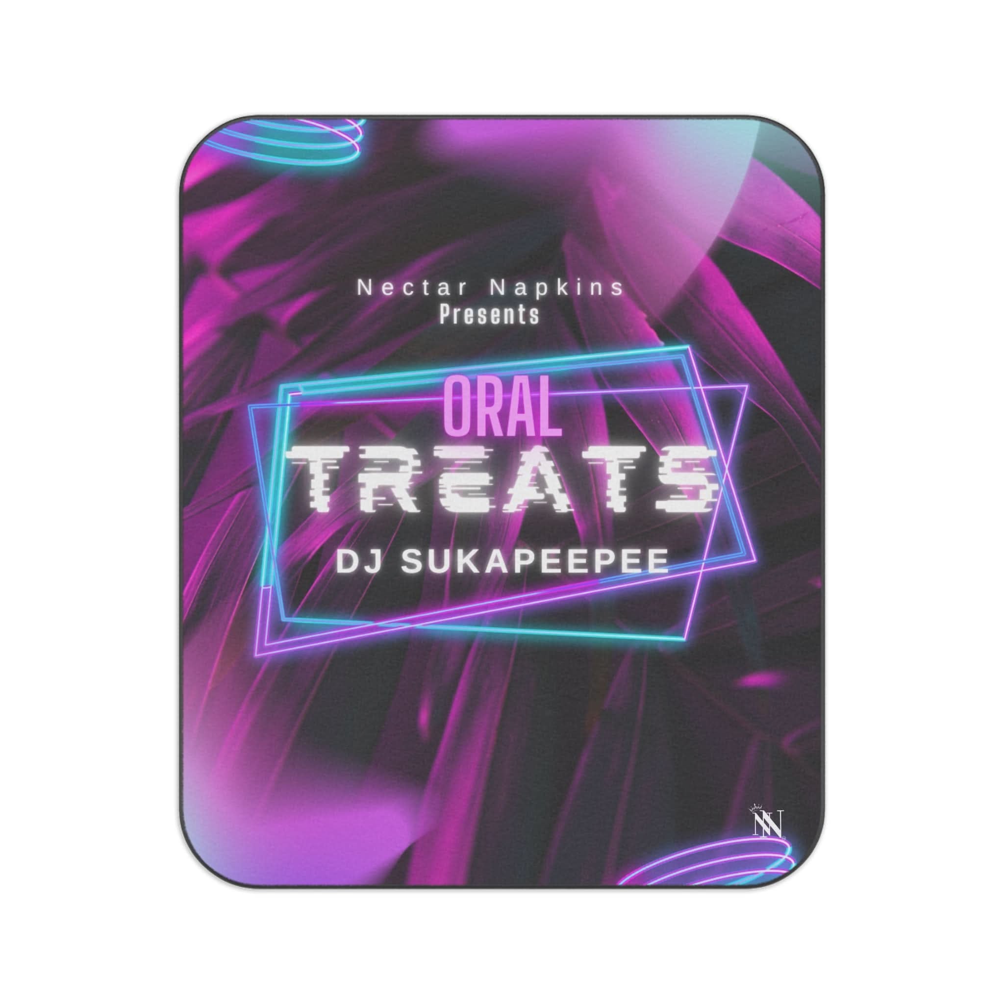 Oral Treats | Mix Match Fun-Flirty Lovers’ Water-Resistant Blankets