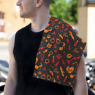 Orange Sex Toys | Mix & Match Soft Fun-Flirty Lovers’ Towels