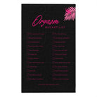 Orgasm Bucket List Black | Mix & Match Soft Fun-Flirty Lovers’ Towels