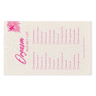 Orgasm Bucket List | Mix & Match Soft Fun-Flirty Lovers’ Towels